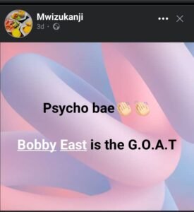 Bobby East: The G.O.A.T Rapper Crowned by Mwizukanji