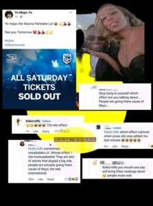 People are Upset with Kidist's Comment, stating that the Tickets are Sold Out Because Of Olio Effect – Fans Reacts 