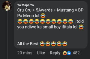 Yo Maps calling Chellah Tukuta A Small Meno Meno Boy Who Can't Afford A Cru Cru + 5Awards | Watch 